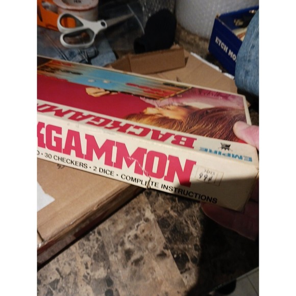 Vintage Empire 1970's Backgammon Board Game #1690- Complete! - Picture 14 of 16